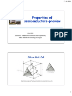 Properties of Semiconductors-Preview: Silicon Unit Cell