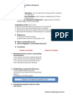 I. Objectives:: Prototype Detailed Lesson Plan in Science 8 Fourth Quarter, Week 10