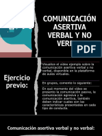 Comunicación Asertiva Verbal y No Verbal