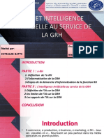 10 e RH Et Intelligence Artificielle Au Service de La GRH