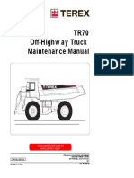 TR70 Off-Highw Ay Truck Maintenance Manual: Click Here For Table of