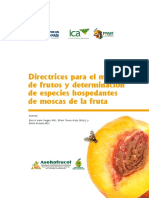 Directrices para Muestreo de Frutos y Determinación de Especies Hospedantes