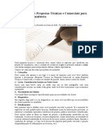 Como Elaborar Propostas Técnicas e Comerciais para Projetos de Consultoria