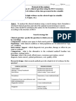 Task 1 - To Analyze The Clinical Situation Using A Search Strategy Sheet, Formulate A