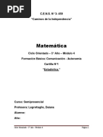 Cartilla #1 Estadística - Variables