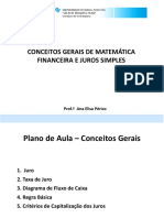 Aula 1 - Conceitos Gerais e Juros Simples