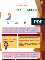 Implementamos y Evaluamos Nuestra Alternativa de Solución Tecnológica - CT