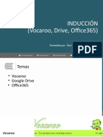 INDUCCIÓN CIC - VOCAROO, DRIVE y OFFICE365