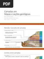 Camadas Horizontais e Inclinadas No Mapa