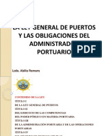 Presentación Ley de Puertos