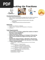Cooking Up Fractions Example