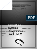 Rapport Sur SE KALI LINUX