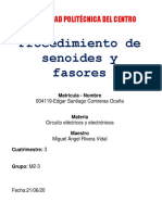 Procedimiento de Examen de Senoidales y Fasores PDF