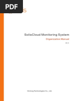 SolisCloud Operation Manual-OrganizationV1.1 (Organizacion)