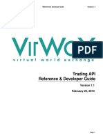 Trading API Reference & Developer Guide: February 25, 2013