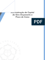 Administracao de Capital de Giro, Orcamento e Fluxo de Caixa