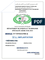 TP 4: Implantation