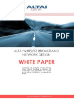 White Paper: Altai Wireless Broadband Network Design