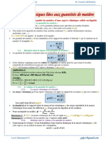 Grandeurs Physiques Liees A La Quantite de Matiere Cours 4 4