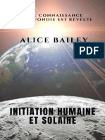 Initiation Humaine Et Solaire - Alice Bailey