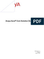 Avaya Aura Core Solution Description