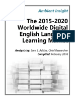 The 2015-2020 Worldwide Digital English Language Learning Market