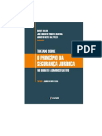 Tratado Sobre o Princípio Da Segurança Jurídica No Direito Administrativo