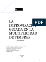 La Improvisación Guiada en La Multiplicidad de Timbres 2 0