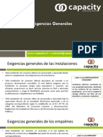 23 Exigencias Generales