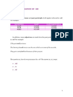 The Pronunciation of - Ed: Infinitive Past Past Participle