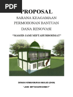 PROPOSAL Masjid MIFTAHUL ROHMAN