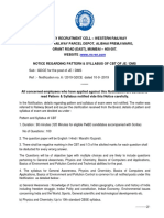 Sub: GDCE For The Post of JE / DMS Ref: - Notification No. 6 / 2019 GDCE Dated 10-9 - 2019