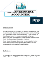 Human Resource Accounting Human Resource Accounting: Dhananjaya (A2)