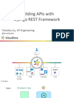 Building Apis With Django Rest Framework: Timothy Liu, VP Engineering