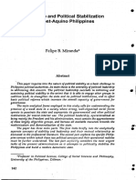 12 - Leadership and Political Stabilization in A Post-Aquino Philippines