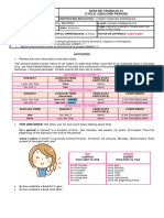 English Guide 11° Cycle I 2.P.