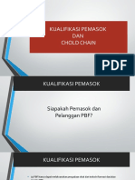 Kualifikasi Pemasok Dan Chold Chain