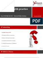 Subnetting With Practice: Cisco CCNA R&S 200-301 Network Walks Academy