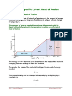 Specific Latent Heat of Fusion