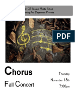 Fall Concert Program