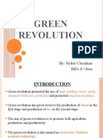 Green Revolution: By: Rohit Chauhan Bba 3 Sem