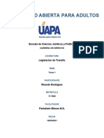 Legislacion de Transito - Tarea 1