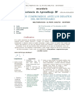 Experiencia de Aprendizaje 9 - Ciclo Vi - Primero y Segundo - Cyt - 1