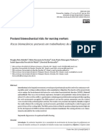 Postural Biomechanical Risks For Nursing Workers: Riscos Biomecânicos Posturais em Trabalhadores de Enfermagem