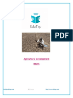 Agricultural Development Issues: Hello@edutap - Co.in