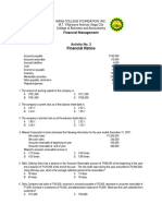 Activity 3 - Financial Ratios