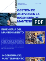 Gestión de Activos en La Ingeniería de Mantenimiento