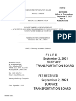 Savage Rail Tooele STB Filing