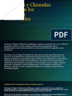 Contratos y Clausulas Usuales en Los Contratos Comerciales