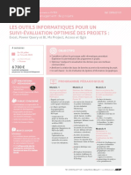 Note de Cours 4 - Outils Informatiques Pour Le Suivi-Évaluation